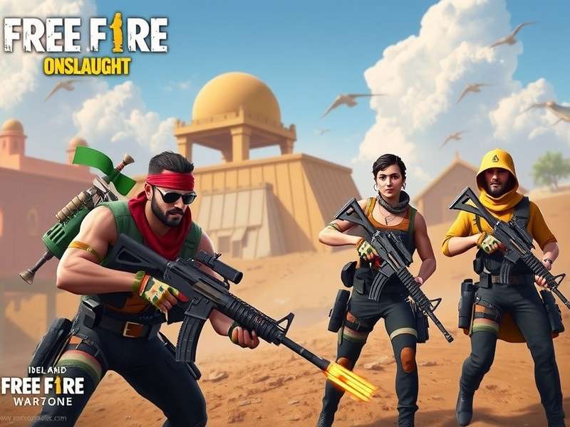 Free Fire Warzone Onslaught gameplay screenshot